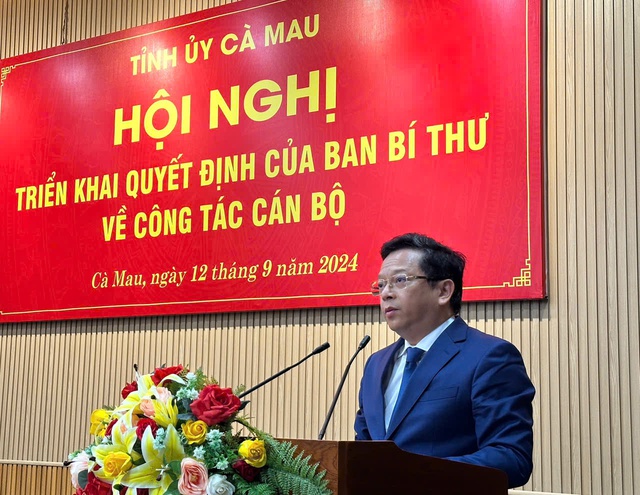 Cà Mau có tân Phó Bí thư Tỉnh ủy- Ảnh 1.