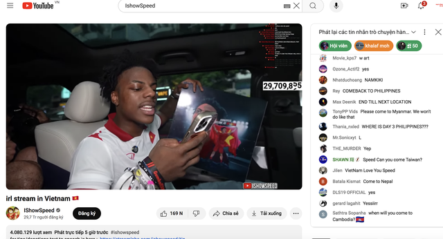 Công an làm việc với 2 người bị tố "chặt chém" YouTuber nổi tiếng IShowSpeed- Ảnh 1.
