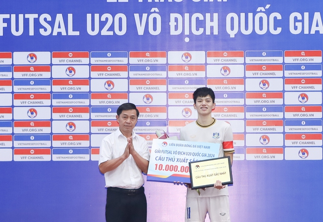 U20 futsal VĐQG: Thái Sơn Bắc biến Sài Gòn Titans TP HCM thành cựu vương- Ảnh 6.