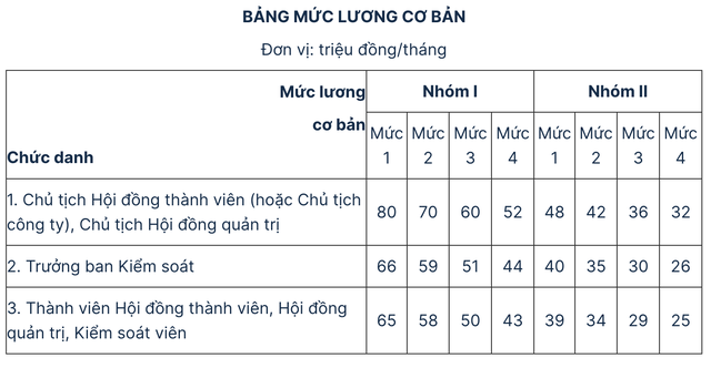 Lương cao nhất trong doanh nghiệp nhà nước là 80 triệu đồng/tháng- Ảnh 1.