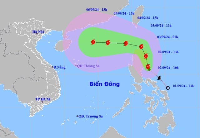 Bão Yagi có thể giật cấp 14, yêu cầu các tỉnh khẩn trương ứng phó- Ảnh 1.