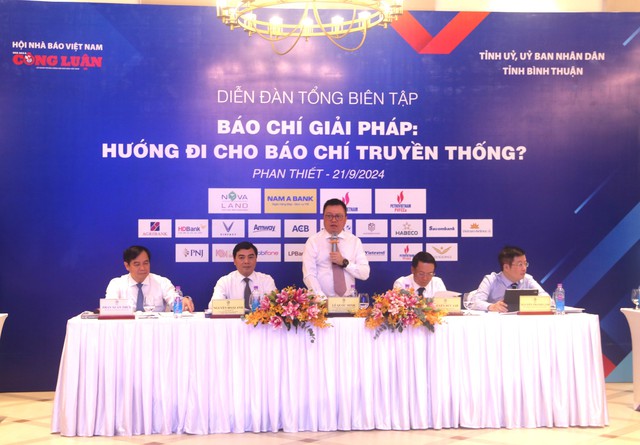 Diễn đàn Tổng Biên tập 2024 đặt ra những vấn đề cấp thiết cho báo chí - Ảnh 6.