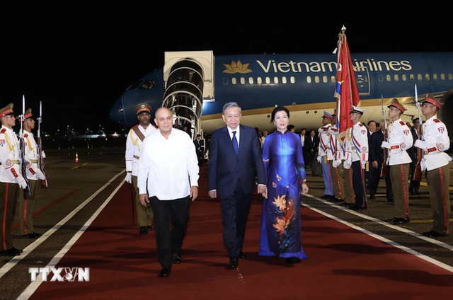 Tổng Bí thư, Chủ tịch nước Tô Lâm đến La Habana, bắt đầu thăm cấp Nhà nước Cộng hoà Cuba- Ảnh 3.