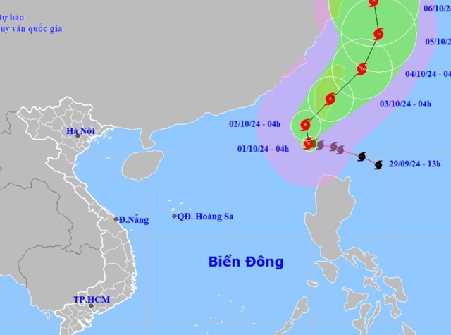 Bão Krathon giật trên cấp 17 đi vào Biển Đông- Ảnh 1.