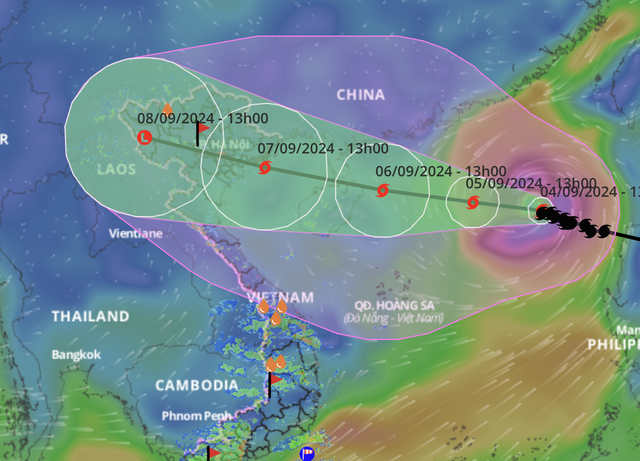 Bão số 3 có thể mạnh tới cấp siêu bão, khi nào đổ bộ vào đất liền?- Ảnh 1.