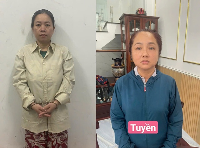 Hai bảo mẫu Cẩm (trái) và Tuyền đã bị Công an TP HCM tạm giamẢnh: HẠNH NGUYÊN