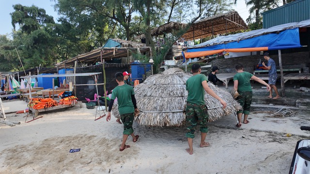 Hối hả chống siêu bão Yagi tại đảo tiền tiêu Cô Tô- Ảnh 2.