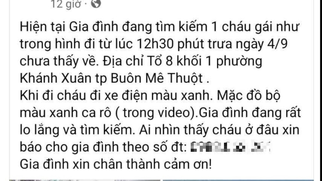 Diễn biến mới vụ nữ sinh 14 tuổi rời nhà trước lễ khai giảng- Ảnh 1.