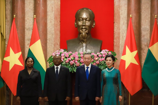 Tổng Bí thư, Chủ tịch nước Tô Lâm chủ trì lễ đón Tổng thống Guinea-Bissau- Ảnh 10.