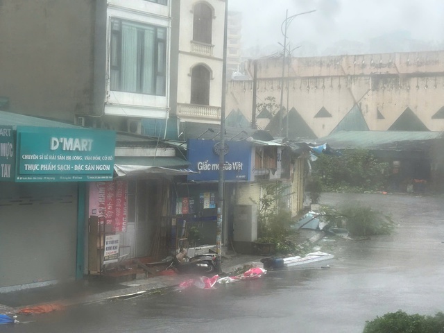 VIDEO: Bão đã vào Quảng Ninh, gió giật kinh hoàng- Ảnh 1.