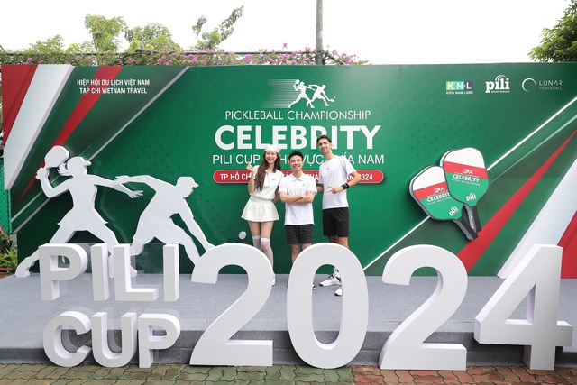 Sao làng giải trí hào hứng tham dự Giải Pickleball Celebrity Championship 2024- Ảnh 1.