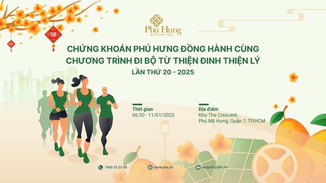 Chứng khoán Phú Hưng đồng hành chương trình Đi bộ từ thiện Đinh Thiện Lý- Ảnh 1.