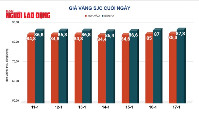 Giá vàng hôm nay, 18-1: Quay đầu giảm rất mạnh- Ảnh 2.