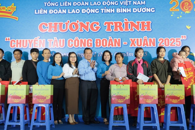 Ấm áp chuyến tàu Công đoàn đầu tiên xuất phát từ Bình Dương- Ảnh 6.