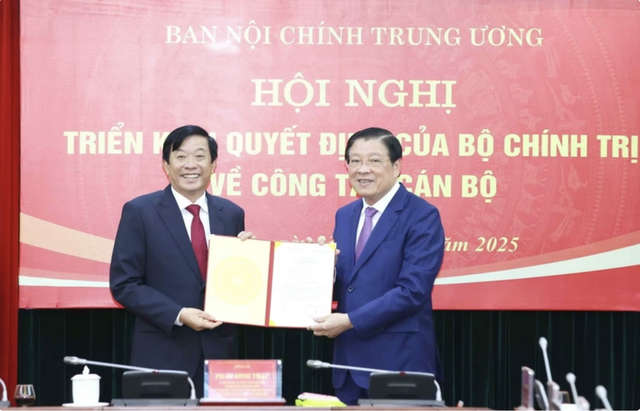 Ông Bùi Văn Nghiêm giữ chức Phó trưởng Ban Nội chính Trung ương- Ảnh 1.