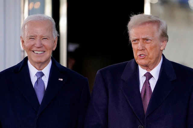 Tổng thống Donald Trump và cựu Tổng thống Joe Biden. Ảnh: PBS News