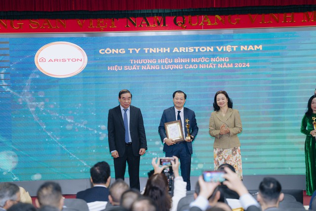 Ariston nhận giải thưởng hiệu suất năng lượng cao nhất năm 2024- Ảnh 1.