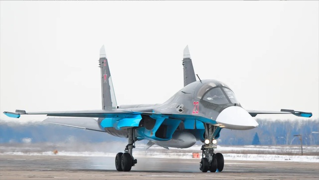 Máy bay Su-34 của Nga. Ảnh: Dmitry Chushkin/Wikimedia