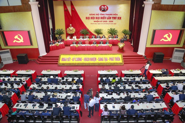 Đại hội Đảng bộ tỉnh thanh hóa lần thứ XX: Định hướng Phát triển bền vững 2025 - 2030 - Ảnh 1.