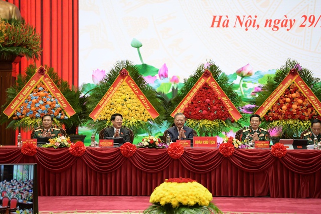 Tổng Bí thư Tô Lâm: Đại hội Đảng bộ Quân đội thành công tốt đẹp- Ảnh 3. Tổng Bí thư Tô Lâm: Đại hội Đảng bộ Quân đội thành công tốt đẹp- Ảnh 3.