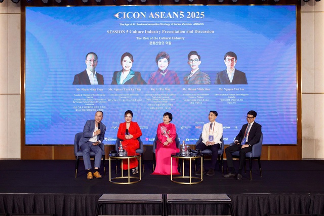 Doanh nhân Nguyễn Thụy Lê Thùy chia sẻ dự án chữa lành tại CICON 2025 - Ảnh 1.