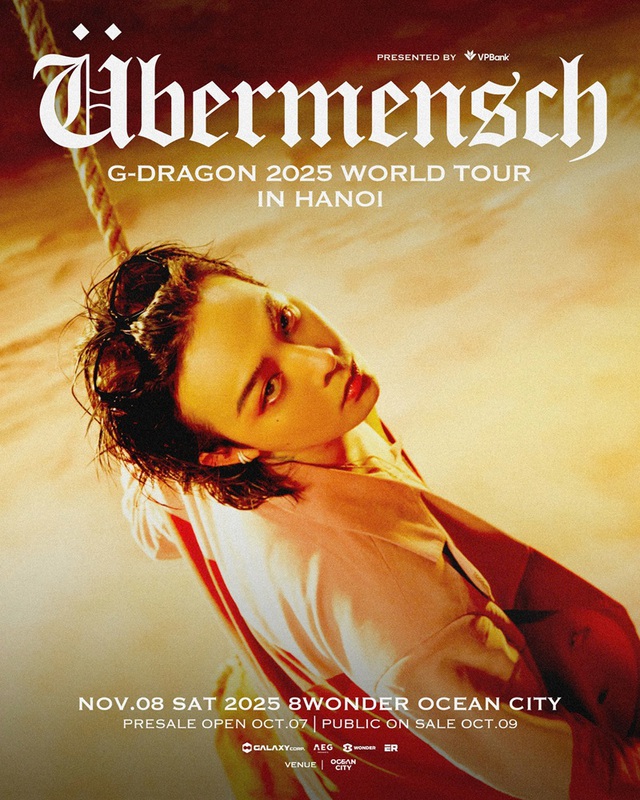 G-DRAGON 2025 WORLD TOUR [Übermensch] sẽ mở ra cuộc cách mạng cho công nghiệp giải trí nước nhà