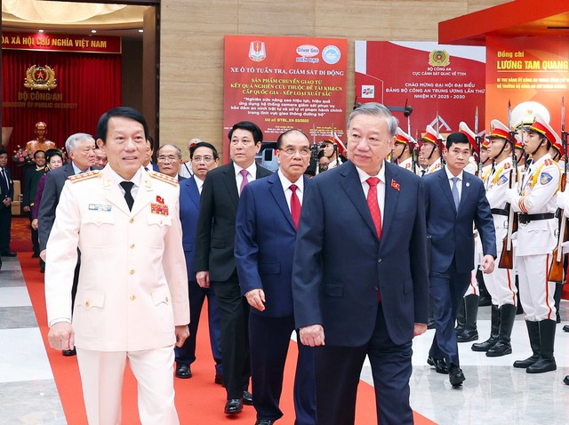 Tổng Bí thư Tô Lâm tham dự Đại hội Đảng bộ Công an Trung ương lần thứ VIII - Ảnh 2. Tổng Bí thư Tô Lâm tham dự Đại hội Đảng bộ Công an Trung ương lần thứ VIII - Ảnh 2.