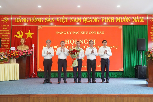 Đặc khu Côn Đảo có tân bí thư Đảng ủy - Ảnh 1.