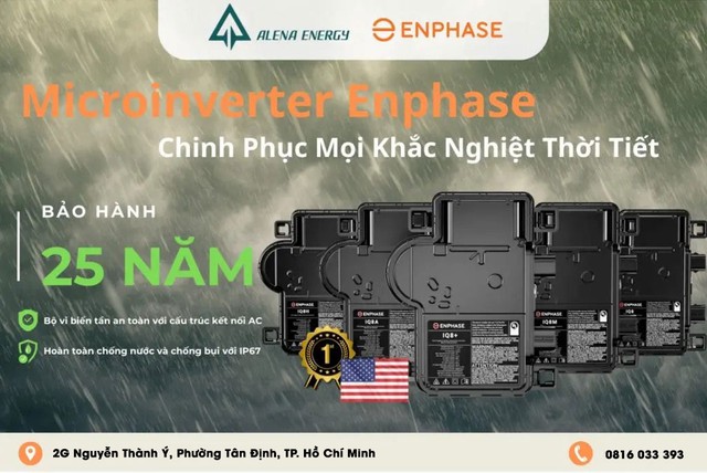 Enphase Microinverter: Giải pháp an toàn, bảo hành 25 năm cho doanh nghiệp C&I - Ảnh 2.