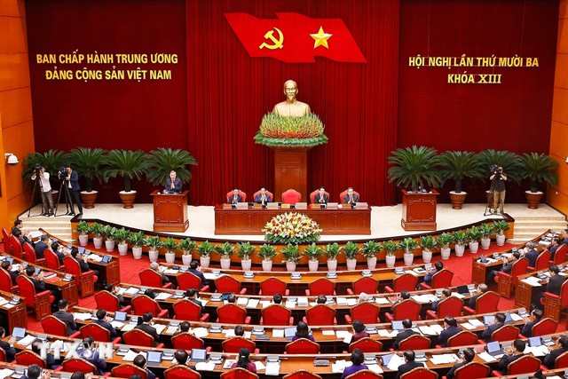 Hội nghị Trung ương 13 thảo luận, cho ý kiến về 2 nhóm nội dung lớn - Ảnh 2.