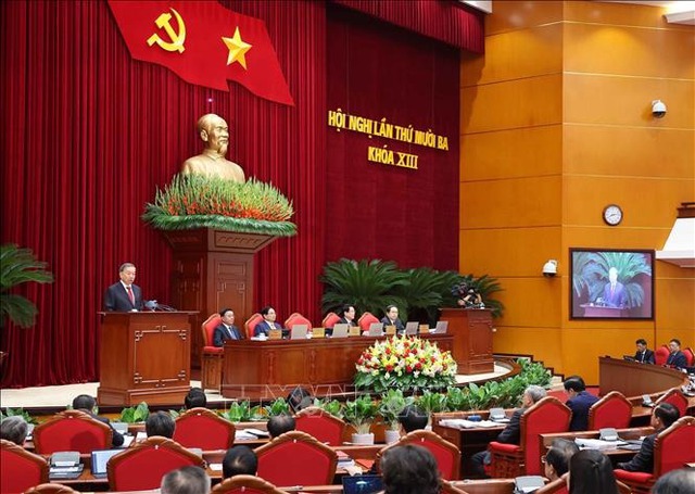 Những hình ảnh khai mạc Hội nghị Trung ương 13 - Ảnh 3.