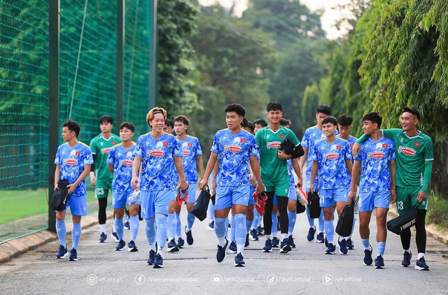 U23 Việt Nam sẵn sàng thi đấu với Qatar - Ảnh 1.