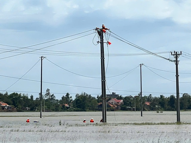 EVNCPC: Cấp điện trở lại cho gần 1,4 triệu khách hàng miền Trung – Tây Nguyên sau bão số 13 Kalmaegi - Ảnh 11.