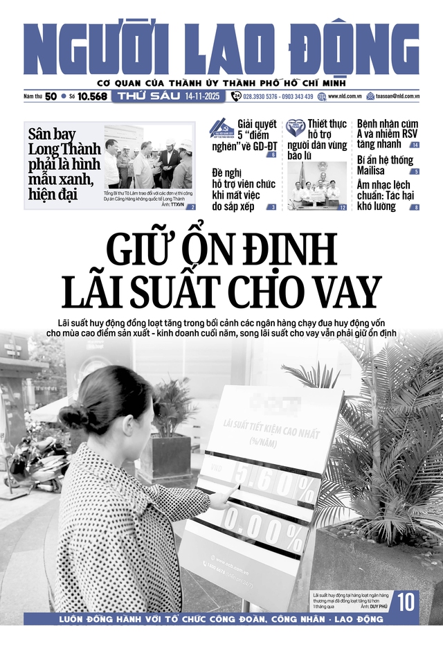 Báo in Người Lao Động 14-11: Bí ẩn hệ thống Mailisa - Ảnh 1.