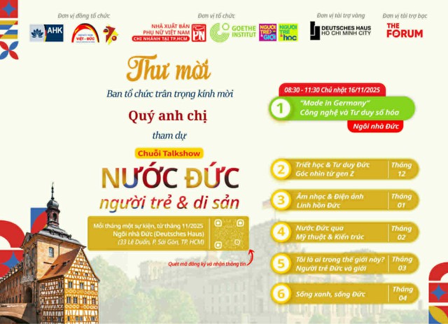 Giới thiệu chuỗi Talkshow "Nước Đức,người trẻ và di sản " - Ảnh 1.