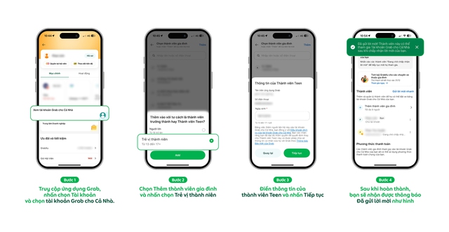 Grab lần đầu tiên thử nghiệm phục vụ người dùng tuổi teen - Ảnh 1.