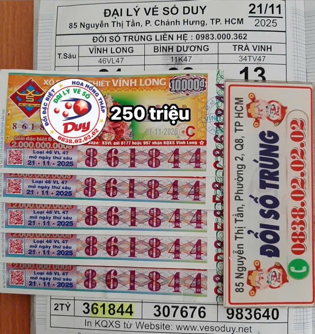 Xổ số miền Nam: 3 Người trúng đặc biệt vé số Bình Dương , Trà Vinh lộ diện - Ảnh 4. Xổ số miền Nam: 3 Người trúng đặc biệt vé số Bình Dương , Trà Vinh lộ diện - Ảnh 4.
