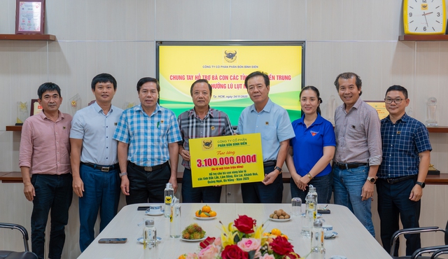 Vừa rời Thanh Hóa, Bình Điền tiếp tục triển khai gói hỗ trợ khẩn cấp 3,1 tỉ đồng hướng về miền Trung - Ảnh 1.