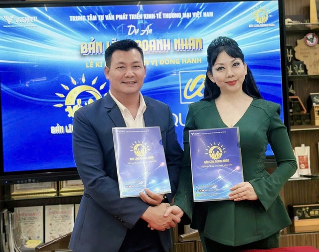 Quỳnh Paris đại diện Cộng đồng CICON kết nối doanh nghiệp. - Ảnh 3.