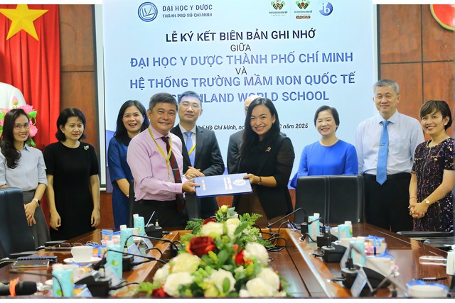 Wisdomland World School ký kết hợp tác với Đại học Y Dược TP HCM về dinh dưỡng học đường - Ảnh 1.