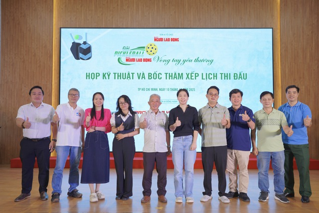 Bốc thăm chia bảng Giải Pickleball "Vòng tay yêu thương" 2025 của Báo Người Lao Động - Ảnh 3.