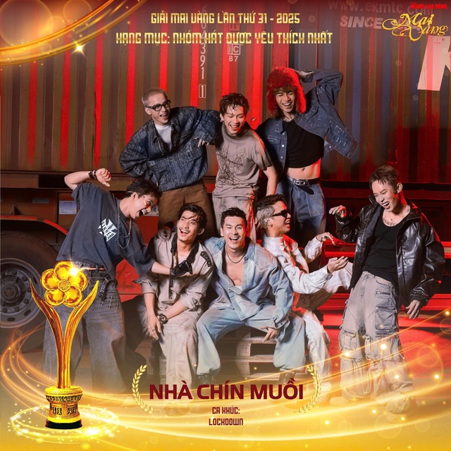 Nhóm Chín muồi là ứng viên giải Mai Vàng 31-2025 hạng mục Nhóm nhạc được yêu thích nhất  - Ảnh 1.