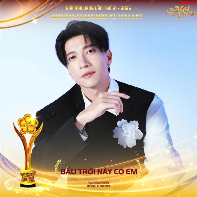 Bầu trời này có em là ứng viên giải Mai Vàng 31-2025 hạng mục Ca khúc được yêu thích nhất - Ảnh 1.