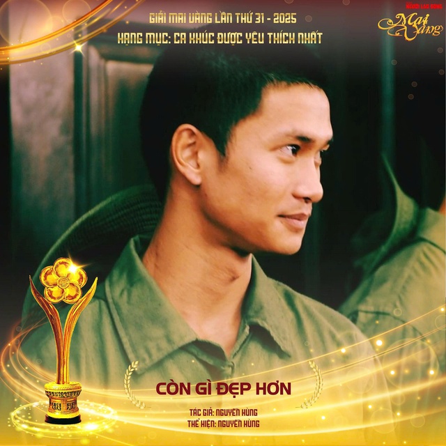 Còn gì đẹp hơn là ứng viên giải Mai Vàng 31-2025 hạng mục Ca khúc được yêu thích nhất - Ảnh 1.