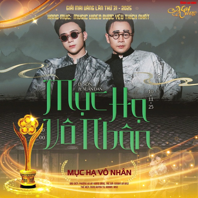 MV Mục hạ vô nhân là ứng viên của giải Mai Vàng 31-2025 - Ảnh 1.