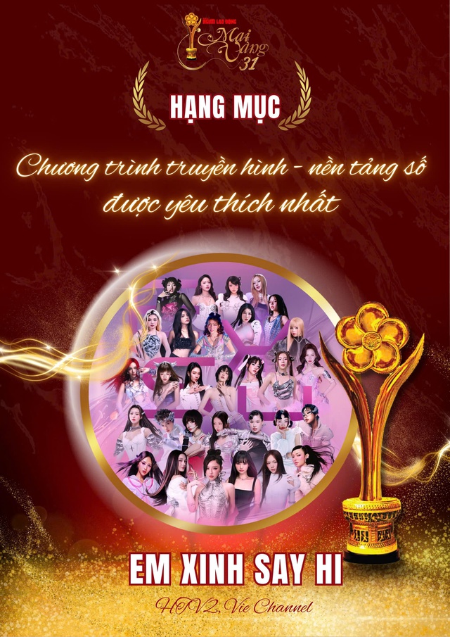 "Em xinh say hi" vào vòng bầu chọn Giải Mai Vàng 31 - 2025 - Ảnh 1.