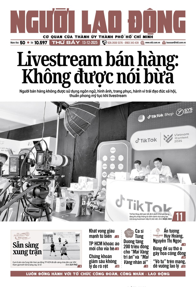 Báo in ngày 13-12: "Vô tư" trên mạng, dễ vướng lao lý - Ảnh 1. Báo in ngày 13-12: "Vô tư" trên mạng, dễ vướng lao lý - Ảnh 1.