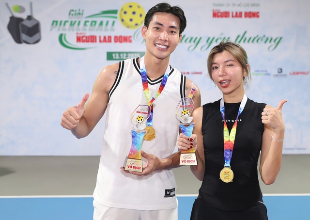 Giải Pickleball Báo Người Lao Động "Vòng tay yêu thương" 2025 kết thúc thành công - Ảnh 2.