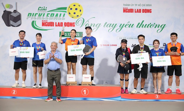 Giải Pickleball Báo Người Lao Động "Vòng tay yêu thương" 2025 kết thúc thành công - Ảnh 6.