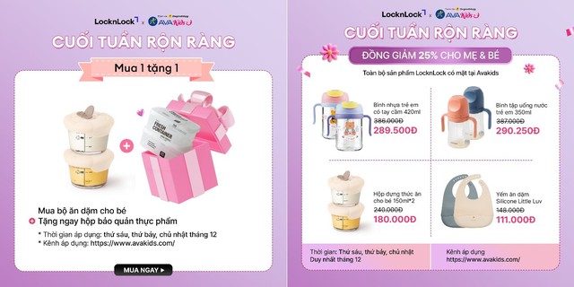 LocknLock có mặt tại Avakids: Mở rộng trải nghiệm mua sắm cho mẹ & bé - Ảnh 2.